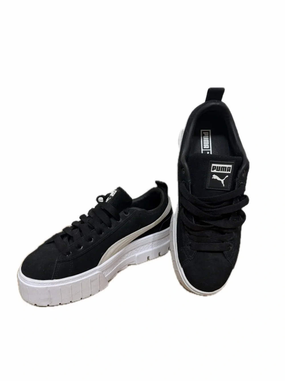 Size 9 PUMA Black Platform Lace Up